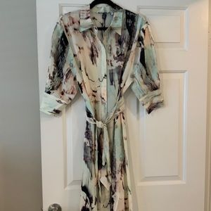 & Other Stories Print Wrap Dress